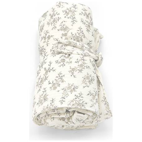Tapis à langer nomade knot miley Ecru, vert, noir 1 - vertbaudet enfant 
