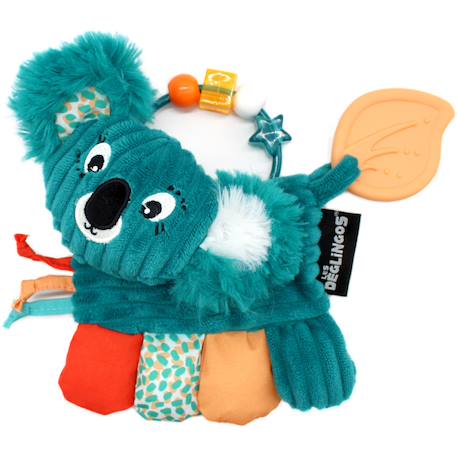 Hochet d'activités berlingos le koala Bleu, blanc, rouge 1 - vertbaudet enfant 