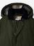 Parka garçon capuche amovible lichen 6 - vertbaudet enfant 