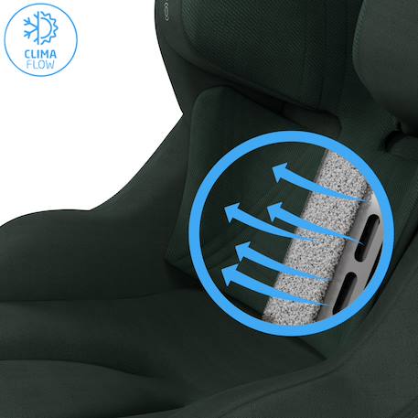 Siège auto pivotant et coulissant mica slide pro Authentic black+Authentic green+Authentic truffle 11 - vertbaudet enfant 