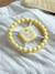 Anneau de dentition Titi jaune pastel 1 - vertbaudet enfant 