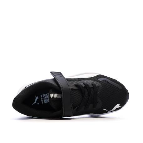 Baskets mixte pounce lite ac+ ps Noir+Noir blanc argent 5 - vertbaudet enfant 