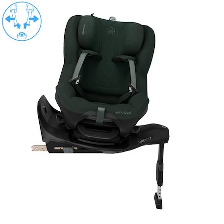 Siège auto pivotant et coulissant mica slide pro Authentic black+Authentic green+Authentic truffle 10 - vertbaudet enfant 
