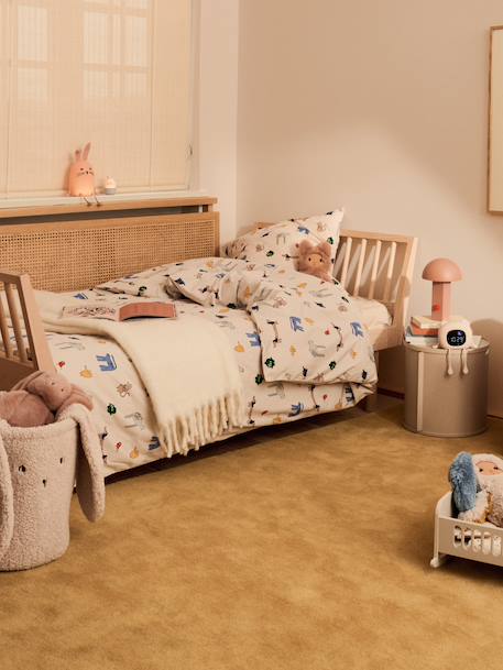 Panier Morley Rabbit Pile Basket écru 1 - vertbaudet enfant 