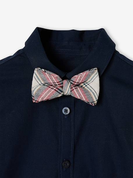 Chemise manches longues garçon marine 7 - vertbaudet enfant 