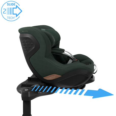 Siège auto pivotant et coulissant mica slide pro Authentic black+Authentic green+Authentic truffle 8 - vertbaudet enfant 