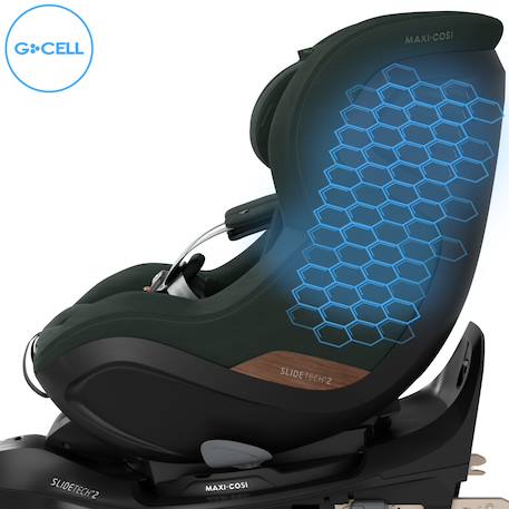 Siège auto pivotant et coulissant mica slide pro Authentic black+Authentic green+Authentic truffle 12 - vertbaudet enfant 