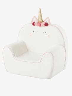 Chambre et rangement-Fauteuil en mousse personnalisable Licorne