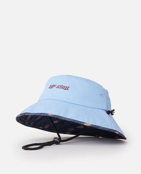 Chapeau pour enfant combo mid brim Bleu lagon+Denim délavé 5 - vertbaudet enfant 