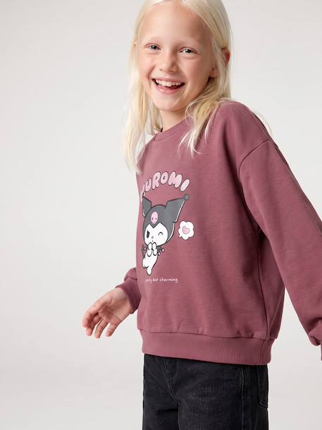Sweat Kuromi fille prune 1 - vertbaudet enfant 