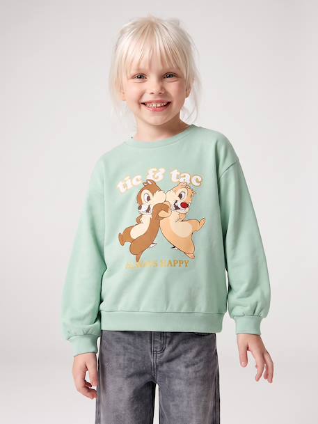 Sweat Disney Tic & Tac bleu grisé 2 - vertbaudet enfant 
