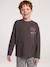 T-shirt manches longues Hot Wheels garçon gris 1 - vertbaudet enfant 