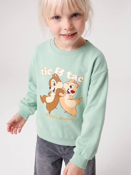 Sweat Disney Tic & Tac bleu grisé 3 - vertbaudet enfant 