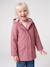 Ciré fille à capuche doublé sherpa anthracite+indigo+mauve+multicolore+vert 11 - vertbaudet enfant 