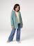 Ciré fille à capuche doublé sherpa anthracite+indigo+mauve+multicolore+vert 30 - vertbaudet enfant 