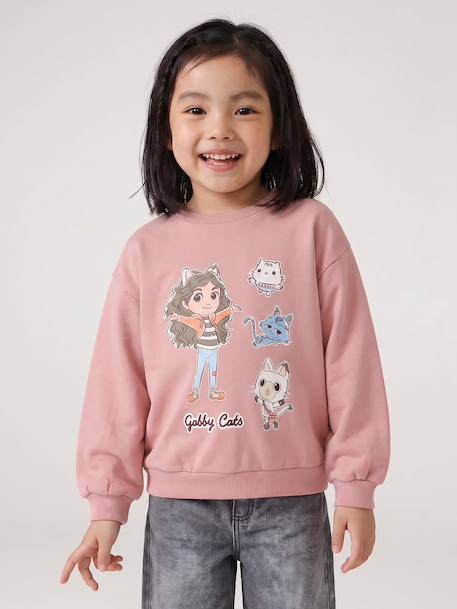 Sweat Gabby et la maison magique mauve 2 - vertbaudet enfant 
