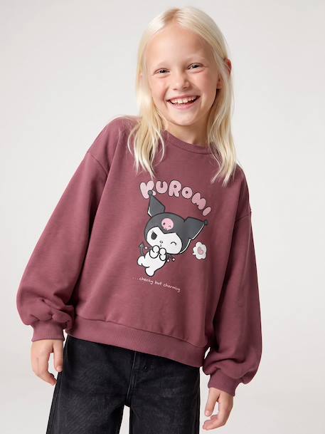 Sweat Kuromi fille prune 2 - vertbaudet enfant 