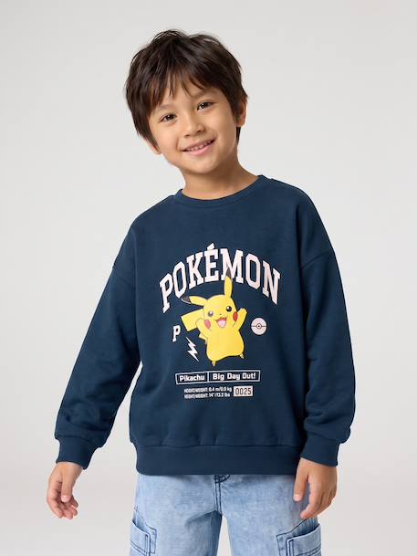 Sweat Pokemon bleu nuit 1 - vertbaudet enfant 
