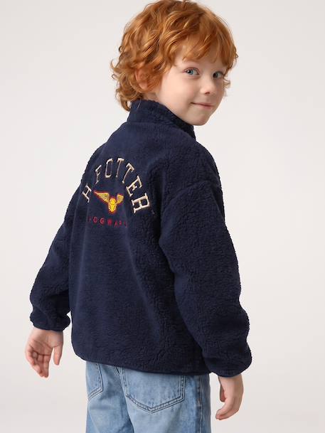 Veste zippée en sherpa Harry Potter garçon marine 8 - vertbaudet enfant 
