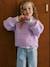 Pull loose fille violet 1 - vertbaudet enfant 