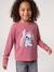 T-shirt manches longues Lilo et Stitch vieux rose 2 - vertbaudet enfant 