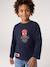 T-shirt manches longues Spiderman garçon marine 2 - vertbaudet enfant 