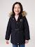 Parka fille 3 en 1 hiver à capuche kaki+noir+PURPLE DARK+sauge+Vert 19 - vertbaudet enfant 