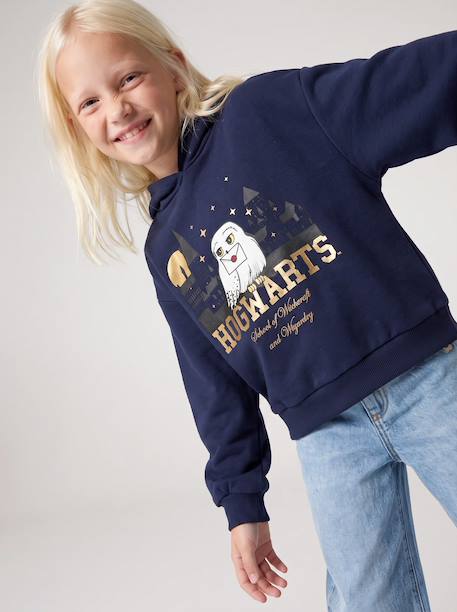 Sweat à capuche Harry Potter marine 2 - vertbaudet enfant 