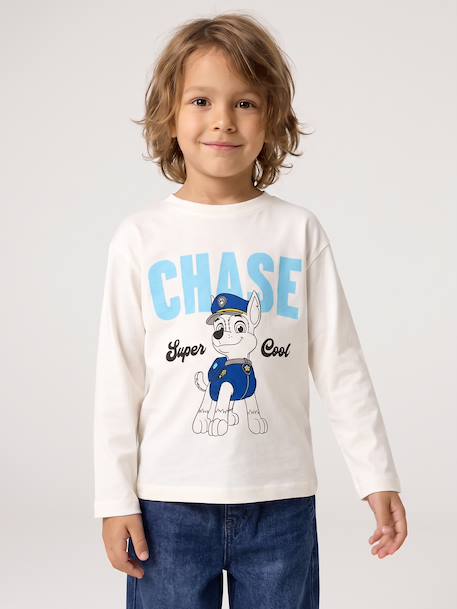 T-shirt manches longues Pat Patrouille garçon écru 1 - vertbaudet enfant 
