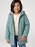 Ciré fille à capuche doublé sherpa anthracite+indigo+mauve+multicolore+vert 26 - vertbaudet enfant 