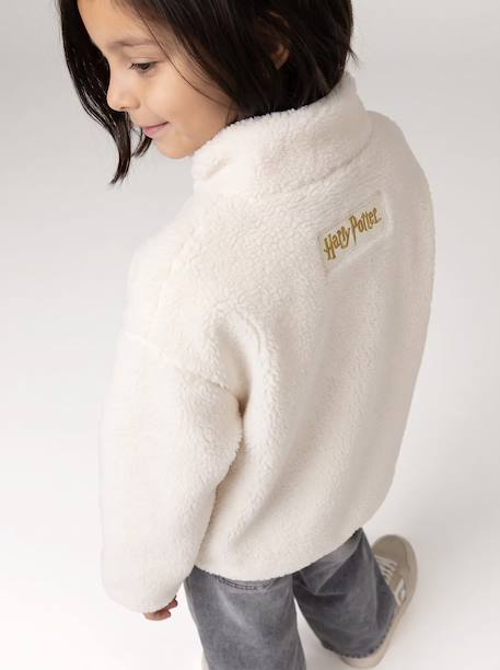 Veste zippée en sherpa Harry Potter fille écru 8 - vertbaudet enfant 