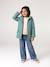 Ciré fille à capuche doublé sherpa anthracite+indigo+mauve+multicolore+vert 29 - vertbaudet enfant 