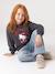 Sweat Hello Kitty bleu grisé 1 - vertbaudet enfant 