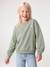 Sweat fille motif imprimé anthracite+corail+sauge+vanille+violine 11 - vertbaudet enfant 