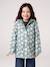 Ciré fille à capuche imprimé marine+multicolore+vanille+vert 25 - vertbaudet enfant 