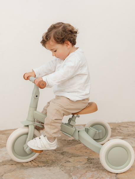 Tricycle 4 en 1 écru+rose+vert 17 - vertbaudet enfant 