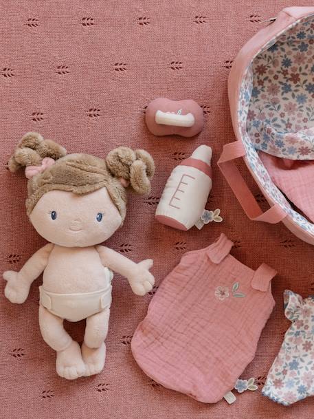 Set couffin et poupon bébé Rosa rose 1 - vertbaudet enfant 