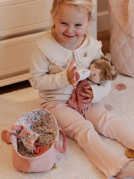 Set couffin et poupon bébé Rosa rose 2 - vertbaudet enfant 