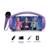Karaoké bluetooth® sans-fil lumineux  k-pop academy avec micro Violet 3 - vertbaudet enfant 