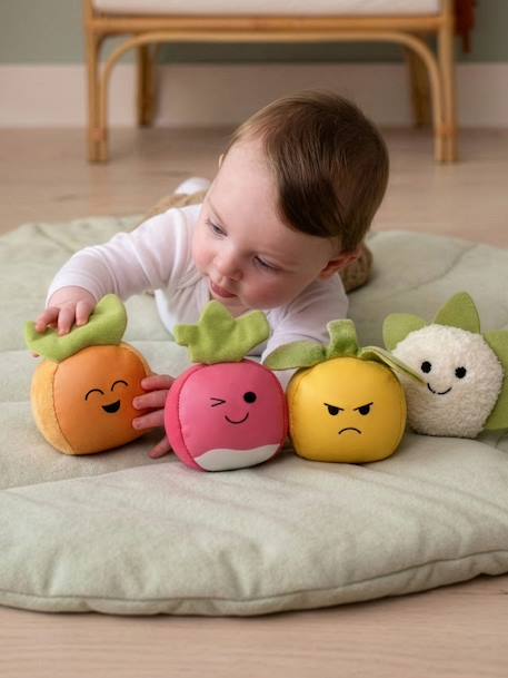 Les Dooballs - Set de 4 Balles doudous - forêt+jungle+multicolore 14 - vertbaudet enfant 