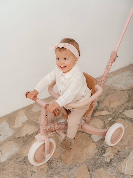 Tricycle 4 en 1 écru+rose+vert 12 - vertbaudet enfant 