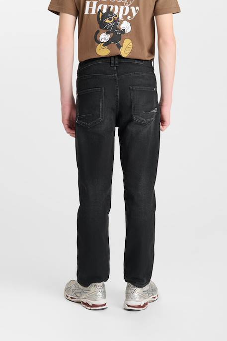 Jeans droite swann, longueur 34 Black / black 4 - vertbaudet enfant 