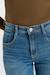 Jeans droite revers, longueur 34 Blue 6 - vertbaudet enfant 
