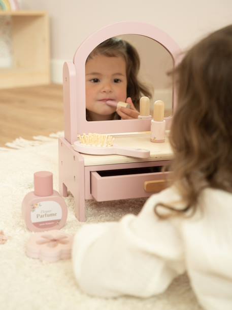 Petite coiffeuse en bois rose 5 - vertbaudet enfant 