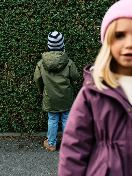 Coupe vent long enfant garçon olive 8 - vertbaudet enfant 