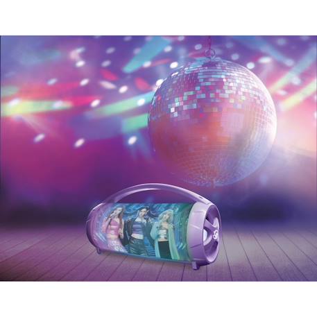 Karaoké bluetooth® sans-fil lumineux  k-pop academy avec micro Violet 4 - vertbaudet enfant 