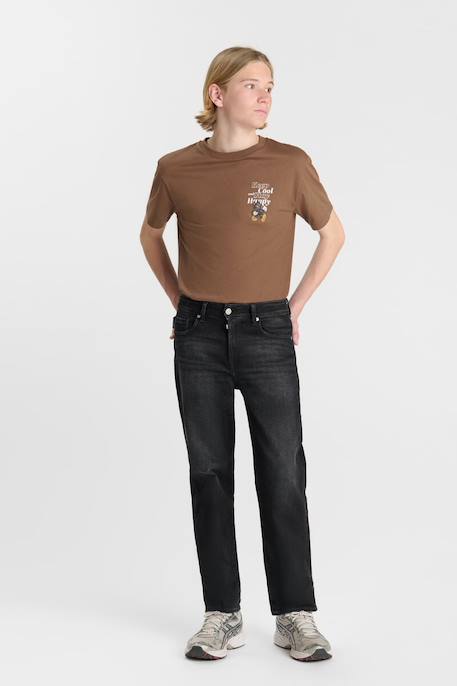 Jeans droite swann, longueur 34 Black / black 2 - vertbaudet enfant 
