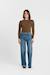 Jeans droite revers, longueur 34 Blue 2 - vertbaudet enfant 