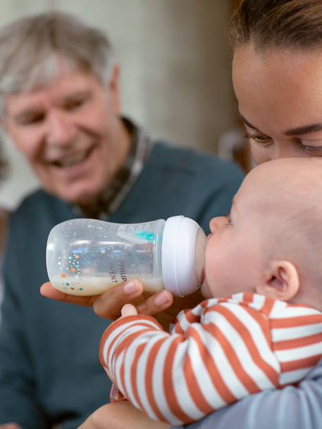Biberon 260 ml Philips AVENT Natural Response AirFree bleu+transparent 5 - vertbaudet enfant 