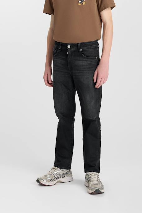 Jeans droite swann, longueur 34 Black / black 1 - vertbaudet enfant 